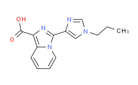 CAS No. 1422137-13-0, 3-(1-Propyl-1H-imidazol-4-yl)imidazo[1,5-a]pyridine-1-carboxylic acid