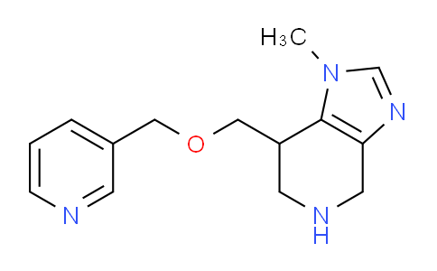 CAS No. 1422142-65-1, 1-Methyl-7-((pyridin-3-ylmethoxy)methyl)-4,5,6,7-tetrahydro-1H-imidazo[4,5-c]pyridine