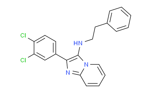 CAS No. 1392273-84-5, 2-(3,4-Dichlorophenyl)-N-phenethylimidazo[1,2-a]pyridin-3-amine