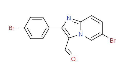 CAS No. 727652-13-3, 6-Bromo-2-(4-bromophenyl)imidazo[1,2-a]pyridine-3-carbaldehyde