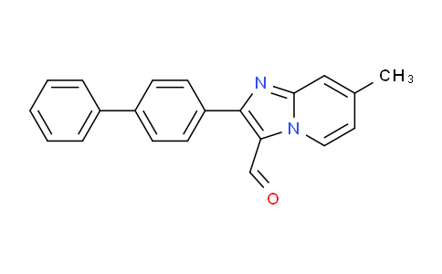 CAS No. 727652-10-0, 2-([1,1'-Biphenyl]-4-yl)-7-methylimidazo[1,2-a]pyridine-3-carbaldehyde