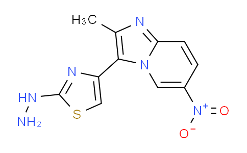 CAS No. 886503-92-0, 2-Hydrazinyl-4-(2-methyl-6-nitroimidazo[1,2-a]pyridin-3-yl)thiazole