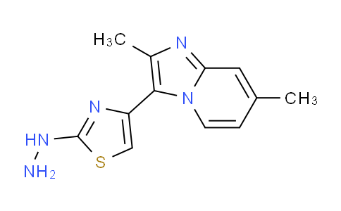 CAS No. 886504-08-1, 4-(2,7-Dimethylimidazo[1,2-a]pyridin-3-yl)-2-hydrazinylthiazole