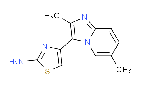 CAS No. 886507-28-4, 4-(2,6-Dimethylimidazo[1,2-a]pyridin-3-yl)thiazol-2-amine