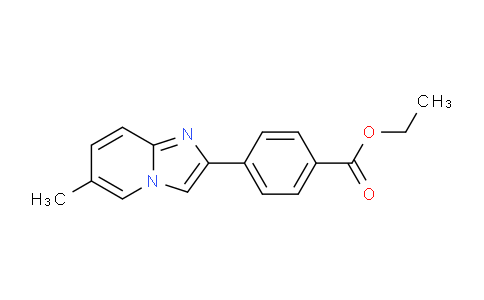 CAS No. 109461-69-0, Ethyl 4-(6-methylimidazo[1,2-a]pyridin-2-yl)benzoate