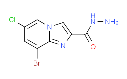 CAS No. 1031927-18-0, 8-Bromo-6-chloroimidazo[1,2-a]pyridine-2-carbohydrazide