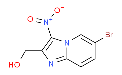 CAS No. 1086376-77-3, (6-Bromo-3-nitroimidazo[1,2-a]pyridin-2-yl)methanol