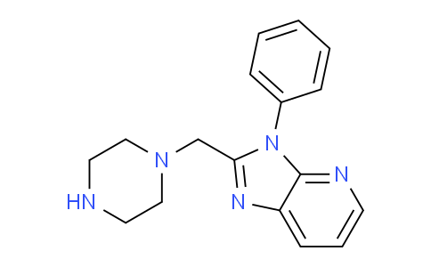 CAS No. 1172973-22-6, 3-Phenyl-2-(piperazin-1-ylmethyl)-3H-imidazo[4,5-b]pyridine