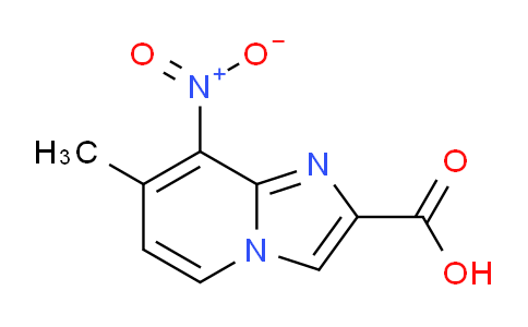 CAS No. 1216863-61-4, 7-Methyl-8-nitroimidazo[1,2-a]pyridine-2-carboxylic acid