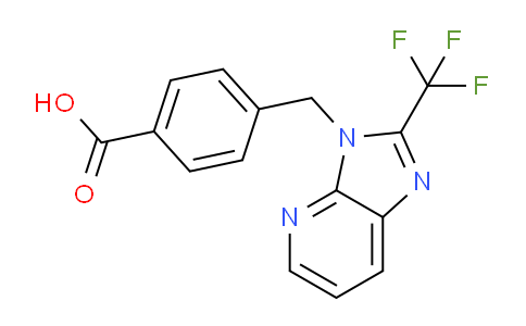 CAS No. 1242900-17-9, 4-((2-(Trifluoromethyl)-3H-imidazo[4,5-b]pyridin-3-yl)methyl)benzoic acid