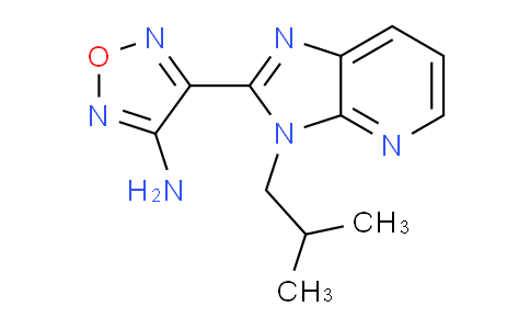 CAS No. 1281716-40-2, 4-(3-Isobutyl-3H-imidazo[4,5-b]pyridin-2-yl)-1,2,5-oxadiazol-3-amine