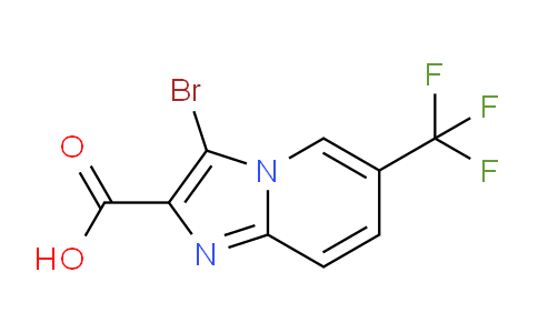 CAS No. 1355171-42-4, 3-Bromo-6-(trifluoromethyl)imidazo[1,2-a]pyridine-2-carboxylic acid