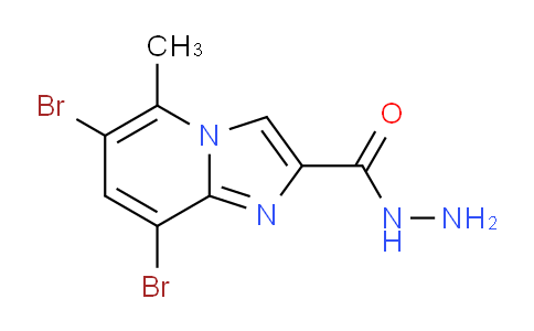 CAS No. 1427460-65-8, 6,8-Dibromo-5-methylimidazo[1,2-a]pyridine-2-carbohydrazide