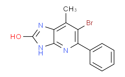 CAS No. 108849-58-7, 6-Bromo-7-methyl-5-phenyl-3H-imidazo[4,5-b]pyridin-2-ol