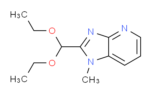 CAS No. 958254-65-4, 2-(Diethoxymethyl)-1-methyl-1H-imidazo[4,5-b]pyridine