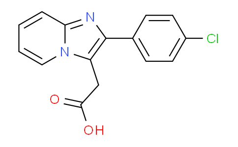 CAS No. 17745-06-1, 2-(2-(4-Chlorophenyl)imidazo[1,2-a]pyridin-3-yl)acetic acid