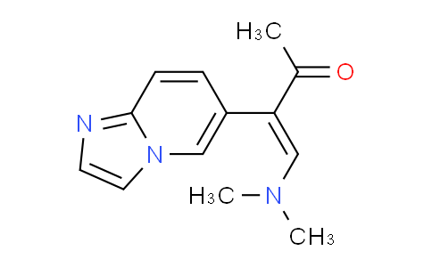 CAS No. 106730-70-5, 4-(Dimethylamino)-3-(imidazo[1,2-a]pyridin-6-yl)but-3-en-2-one