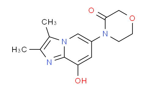 CAS No. 918798-31-9, 4-(8-Hydroxy-2,3-dimethylimidazo[1,2-a]pyridin-6-yl)morpholin-3-one