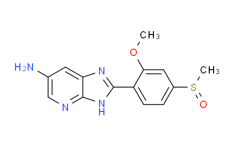 CAS No. 127356-05-2, 2-(2-Methoxy-4-(methylsulfinyl)phenyl)-3H-imidazo[4,5-b]pyridin-6-amine