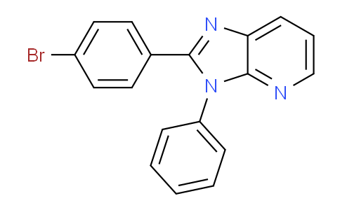 CAS No. 350025-74-0, 2-(4-Bromophenyl)-3-phenyl-3H-imidazo[4,5-b]pyridine