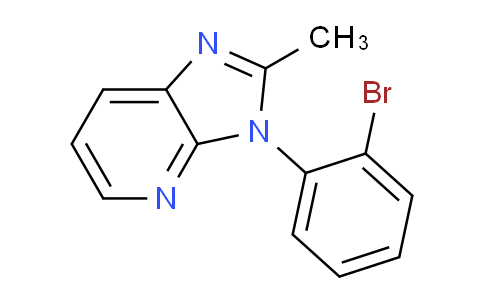 CAS No. 88369-70-4, 3-(2-Bromophenyl)-2-methyl-3H-imidazo[4,5-b]pyridine