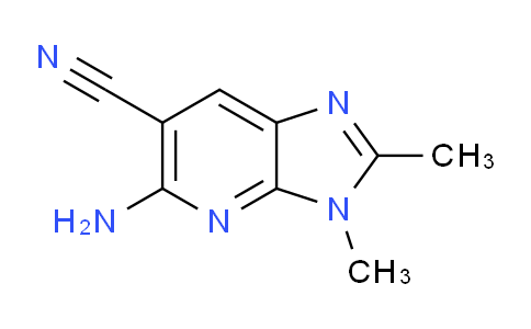 CAS No. 124032-68-4, 5-Amino-2,3-dimethyl-3H-imidazo[4,5-b]pyridine-6-carbonitrile