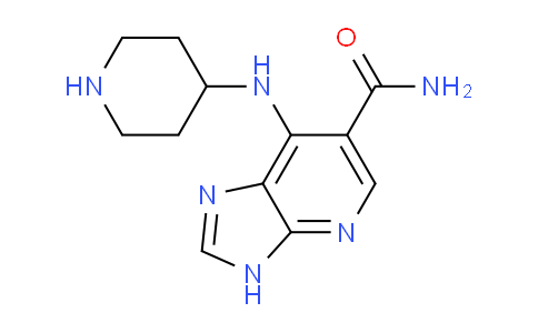 CAS No. 920966-67-2, 7-(Piperidin-4-ylamino)-3H-imidazo[4,5-b]pyridine-6-carboxamide