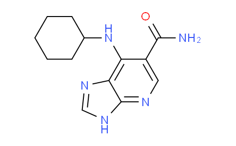 CAS No. 920961-06-4, 7-(Cyclohexylamino)-3H-imidazo[4,5-b]pyridine-6-carboxamide