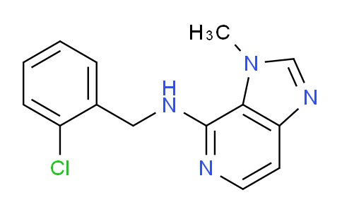 CAS No. 87035-18-5, N-(2-Chlorobenzyl)-3-methyl-3H-imidazo[4,5-c]pyridin-4-amine