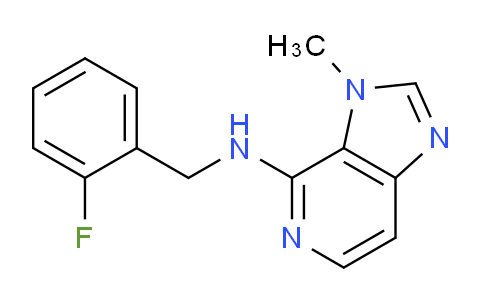 CAS No. 87035-14-1, N-(2-Fluorobenzyl)-3-methyl-3H-imidazo[4,5-c]pyridin-4-amine