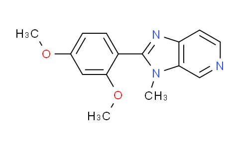 CAS No. 87359-57-7, 2-(2,4-Dimethoxyphenyl)-3-methyl-3H-imidazo[4,5-c]pyridine