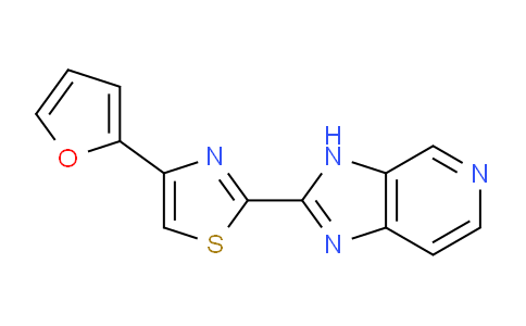 CAS No. 917566-89-3, 4-(Furan-2-yl)-2-(3H-imidazo[4,5-c]pyridin-2-yl)thiazole