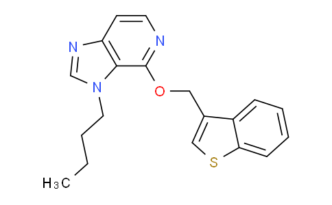 CAS No. 87035-27-6, 4-(Benzo[b]thiophen-3-ylmethoxy)-3-butyl-3H-imidazo[4,5-c]pyridine