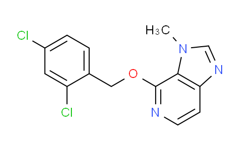 CAS No. 87034-96-6, 4-((2,4-Dichlorobenzyl)oxy)-3-methyl-3H-imidazo[4,5-c]pyridine