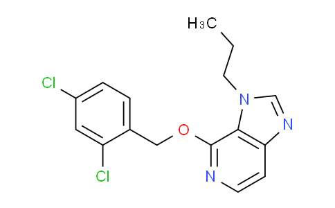 CAS No. 87035-29-8, 4-((2,4-Dichlorobenzyl)oxy)-3-propyl-3H-imidazo[4,5-c]pyridine