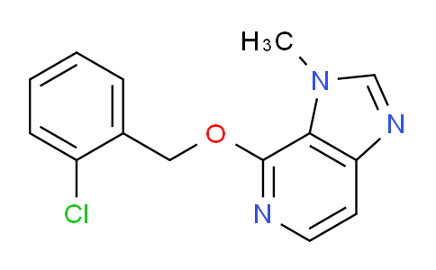 CAS No. 87034-94-4, 4-((2-Chlorobenzyl)oxy)-3-methyl-3H-imidazo[4,5-c]pyridine