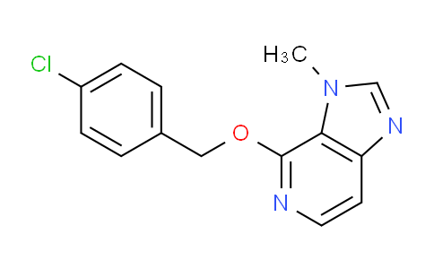 CAS No. 87034-95-5, 4-((4-Chlorobenzyl)oxy)-3-methyl-3H-imidazo[4,5-c]pyridine