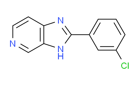 CAS No. 75007-93-1, 2-(3-Chlorophenyl)-3H-imidazo[4,5-c]pyridine