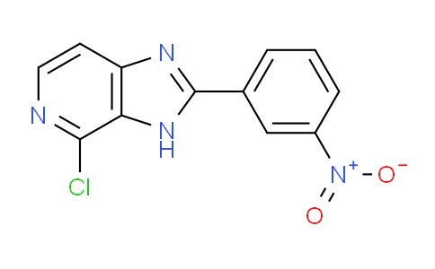 CAS No. 75007-82-8, 4-Chloro-2-(3-nitrophenyl)-3H-imidazo[4,5-c]pyridine