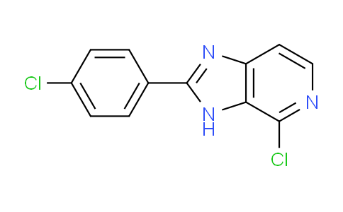 CAS No. 75007-99-7, 4-Chloro-2-(4-chlorophenyl)-3H-imidazo[4,5-c]pyridine