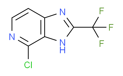 CAS No. 877402-76-1, 4-Chloro-2-(trifluoromethyl)-3H-imidazo[4,5-c]pyridine