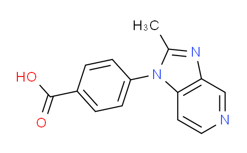 CAS No. 132026-12-1, 4-(2-Methyl-1H-imidazo[4,5-c]pyridin-1-yl)benzoic acid