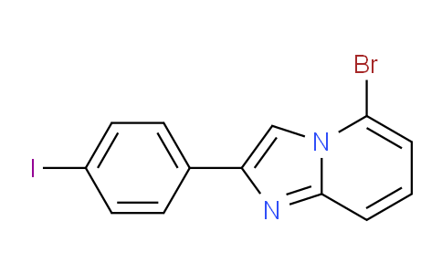 CAS No. 947533-80-4, 5-Bromo-2-(4-iodophenyl)imidazo[1,2-a]pyridine