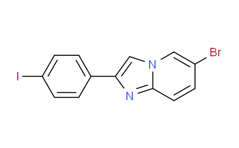 CAS No. 947533-76-8, 6-Bromo-2-(4-iodophenyl)imidazo[1,2-a]pyridine