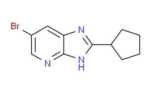 CAS No. 947533-90-6, 6-Bromo-2-cyclopentyl-3H-imidazo[4,5-b]pyridine
