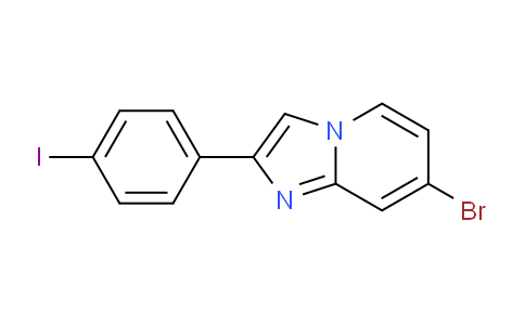 CAS No. 947533-58-6, 7-Bromo-2-(4-iodophenyl)imidazo[1,2-a]pyridine