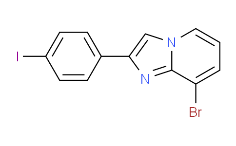 CAS No. 947533-53-1, 8-Bromo-2-(4-iodophenyl)imidazo[1,2-a]pyridine