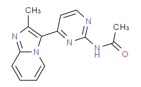 CAS No. 611239-38-4, N-(4-(2-Methylimidazo[1,2-a]pyridin-3-yl)pyrimidin-2-yl)acetamide