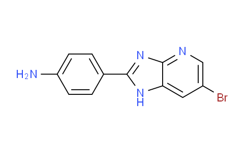 CAS No. 662116-03-2, 4-(6-Bromo-1H-imidazo[4,5-b]pyridin-2-yl)aniline