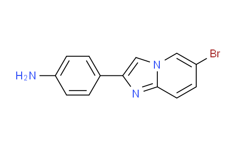 CAS No. 774239-23-5, 4-(6-Bromoimidazo[1,2-a]pyridin-2-yl)aniline